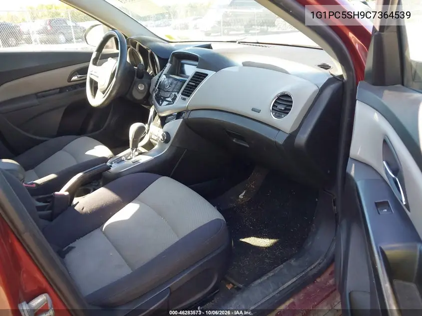 2012 CHEVROLET CRUZE VIN 1G1PC5SH9C7364539 — фото 5