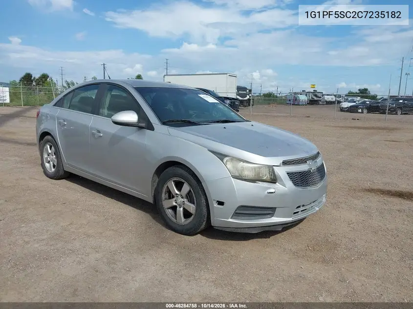 CHEVROLET CRUZE 2012, VIN 1G1PF5SC2C7235182