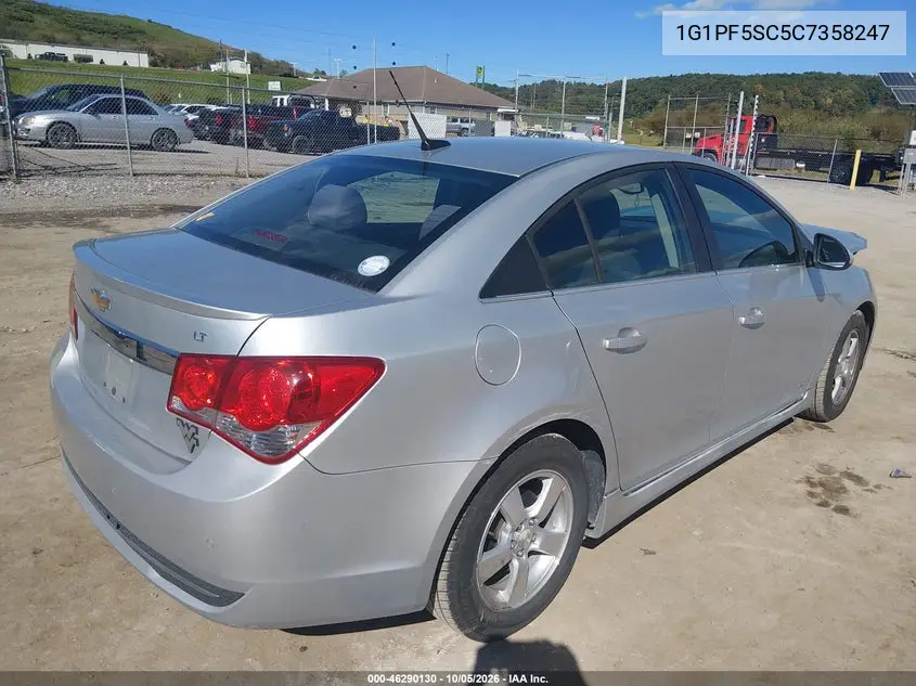 2012 CHEVROLET CRUZE VIN 1G1PF5SC5C7358247 — фото 4