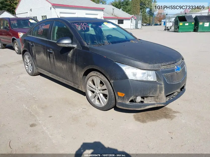 CHEVROLET CRUZE 2012, VIN 1G1PH5SC9C7333409