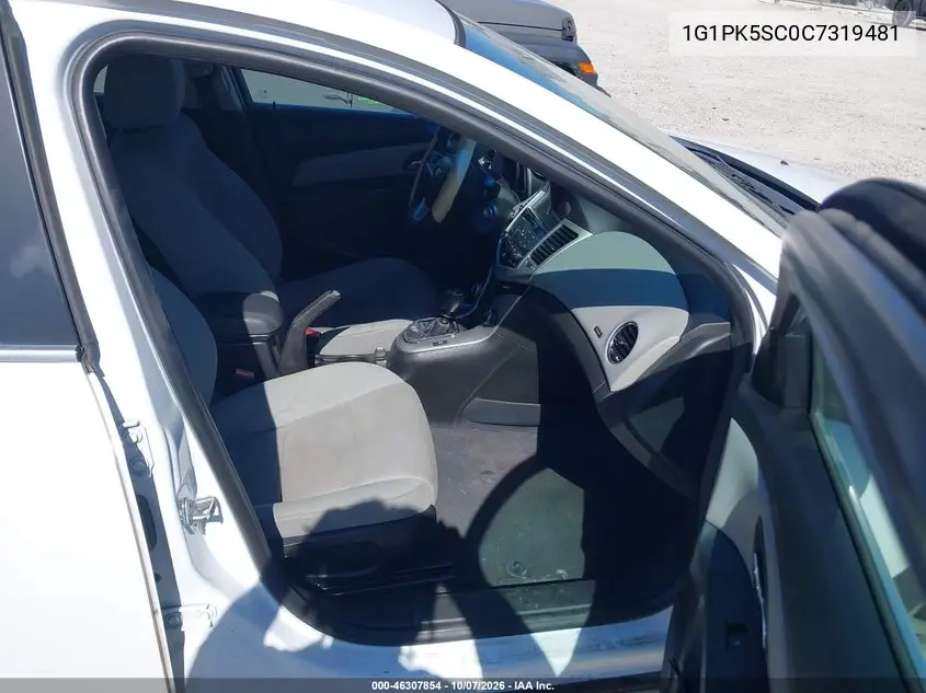 2012 CHEVROLET CRUZE VIN 1G1PK5SC0C7319481 — фото 5