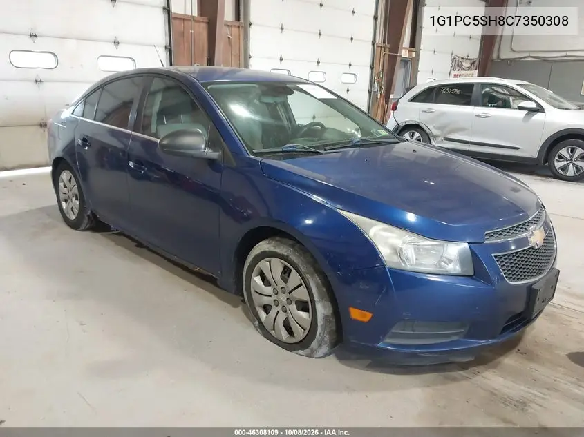 CHEVROLET CRUZE 2012, VIN 1G1PC5SH8C7350308