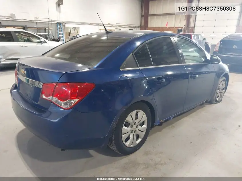 2012 CHEVROLET CRUZE VIN 1G1PC5SH8C7350308 — фото 4