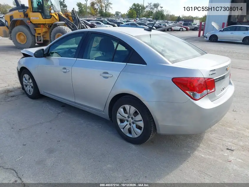 2012 CHEVROLET CRUZE VIN 1G1PC5SH1C7308014 — фото 3