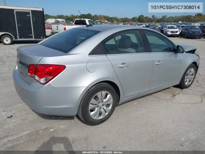 2012 CHEVROLET CRUZE VIN 1G1PC5SH1C7308014 — фото 4