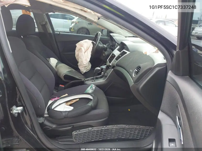 2012 CHEVROLET CRUZE VIN 1G1PF5SC1C7337248 — фото 5