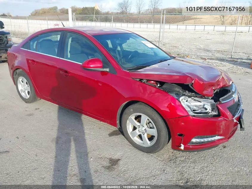 CHEVROLET CRUZE 2012, VIN 1G1PF5SCXC7167956