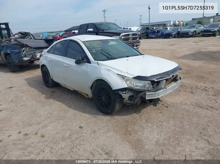 CHEVROLET CRUZE 2013, VIN 1G1PL5SH7D7255319