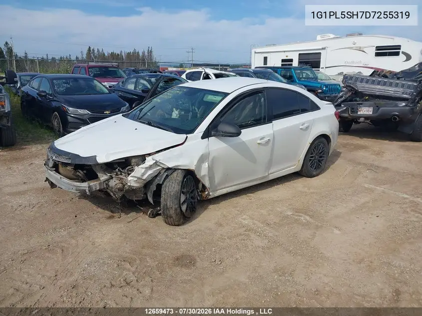 2013 CHEVROLET CRUZE VIN 1G1PL5SH7D7255319 — фото 2