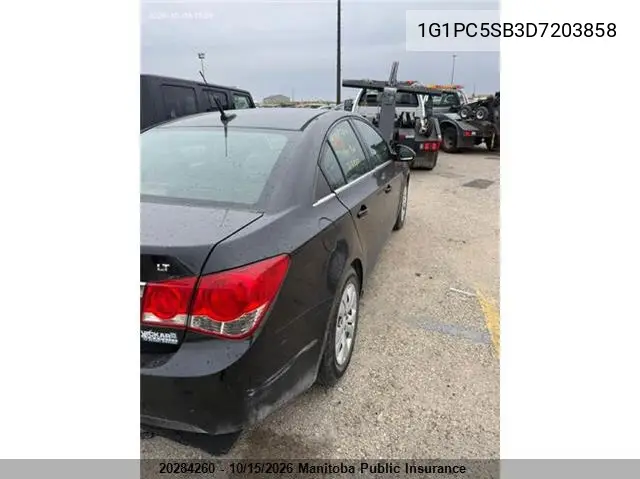 2013 CHEVROLET CRUZE VIN 1G1PC5SB3D7203858 — фото 4