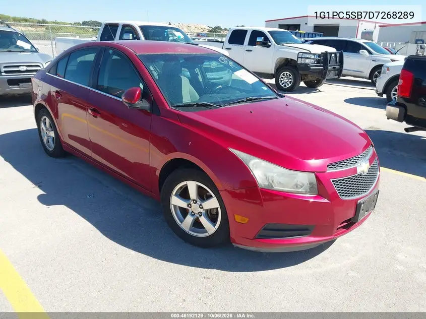CHEVROLET CRUZE 2013, VIN 1G1PC5SB7D7268289
