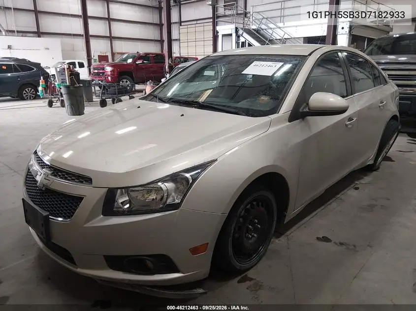 2013 CHEVROLET CRUZE VIN 1G1PH5SB3D7182933 — фото 2