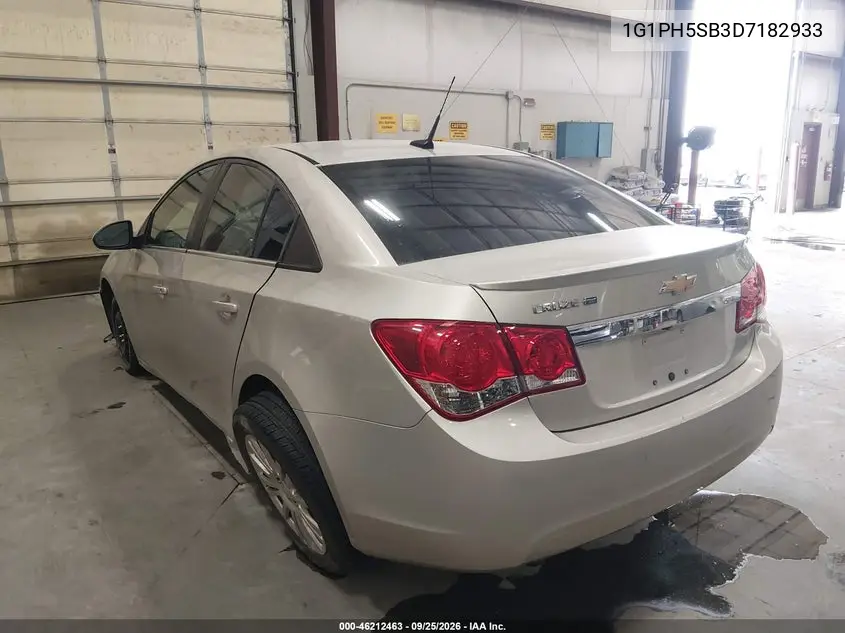 2013 CHEVROLET CRUZE VIN 1G1PH5SB3D7182933 — фото 3