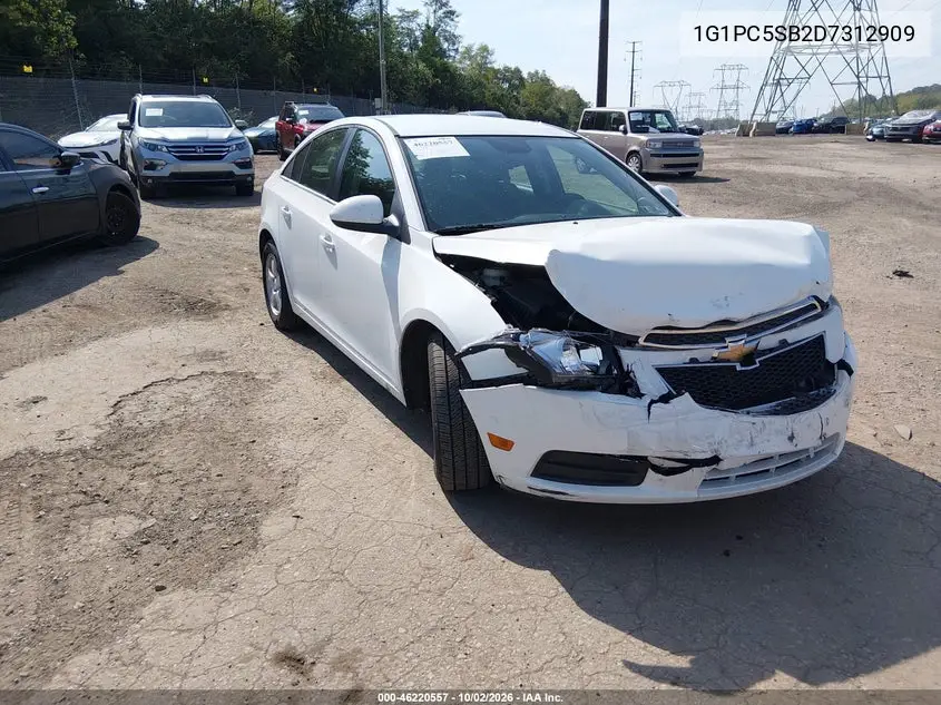 CHEVROLET CRUZE 2013, VIN 1G1PC5SB2D7312909