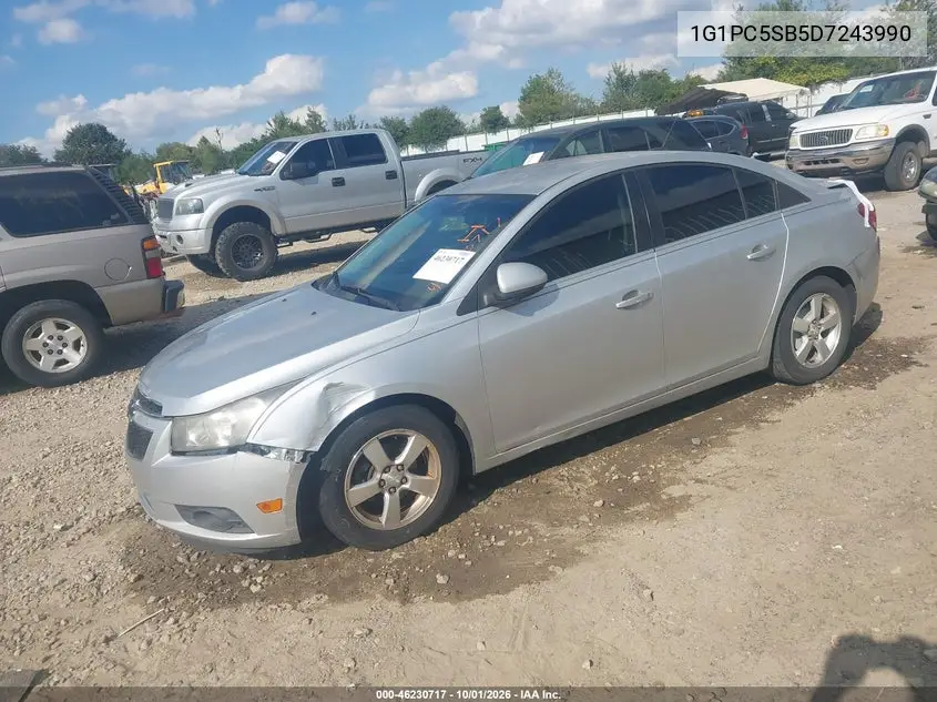 2013 CHEVROLET CRUZE VIN 1G1PC5SB5D7243990 — фото 2