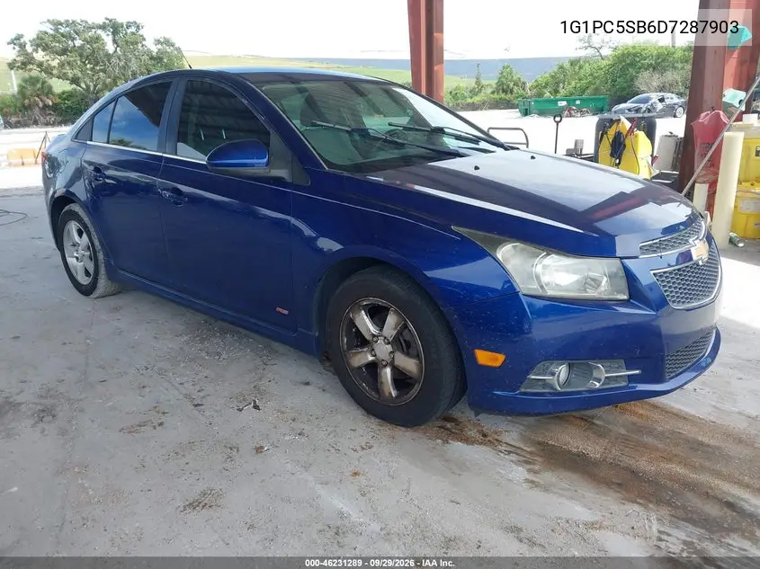 CHEVROLET CRUZE 2013, VIN 1G1PC5SB6D7287903
