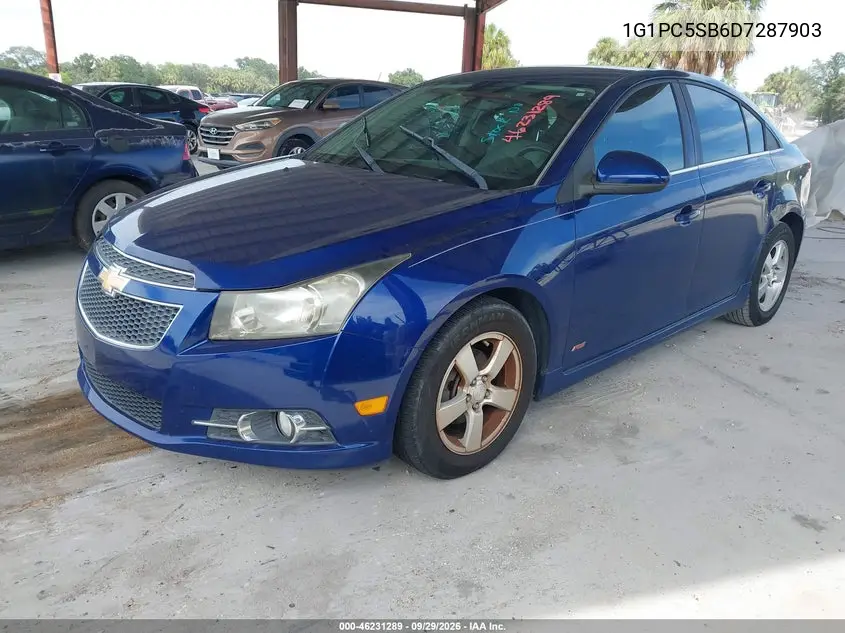 2013 CHEVROLET CRUZE VIN 1G1PC5SB6D7287903 — фото 2