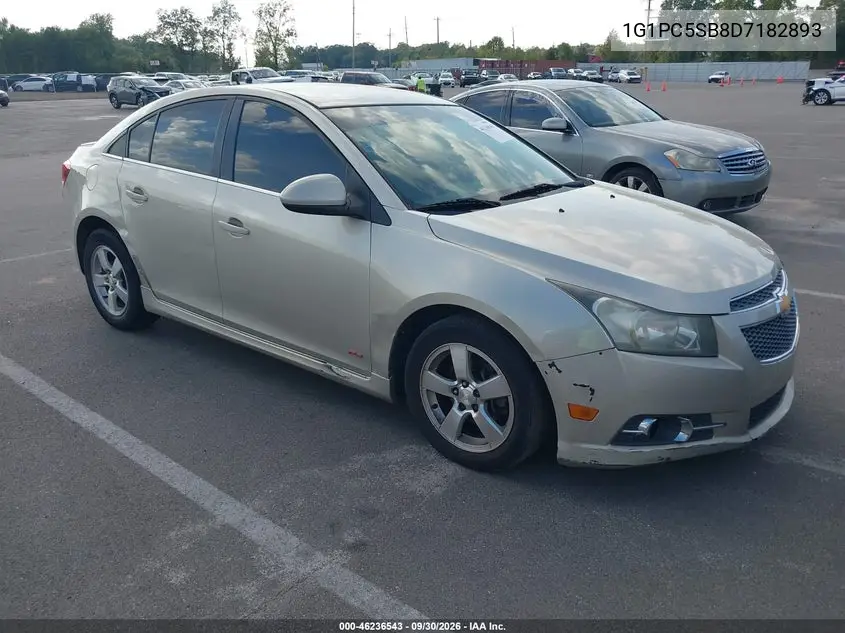 CHEVROLET CRUZE 2013, VIN 1G1PC5SB8D7182893