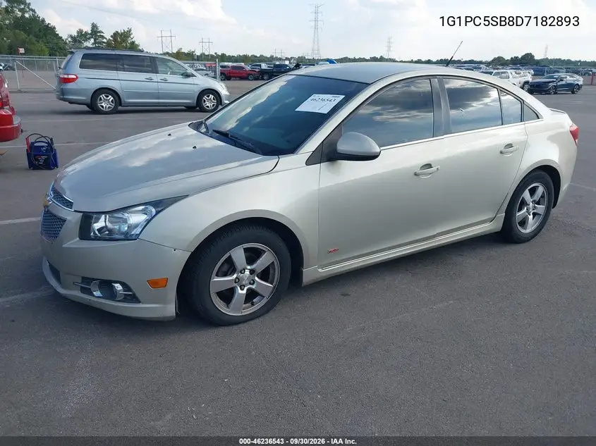 2013 CHEVROLET CRUZE VIN 1G1PC5SB8D7182893 — фото 2