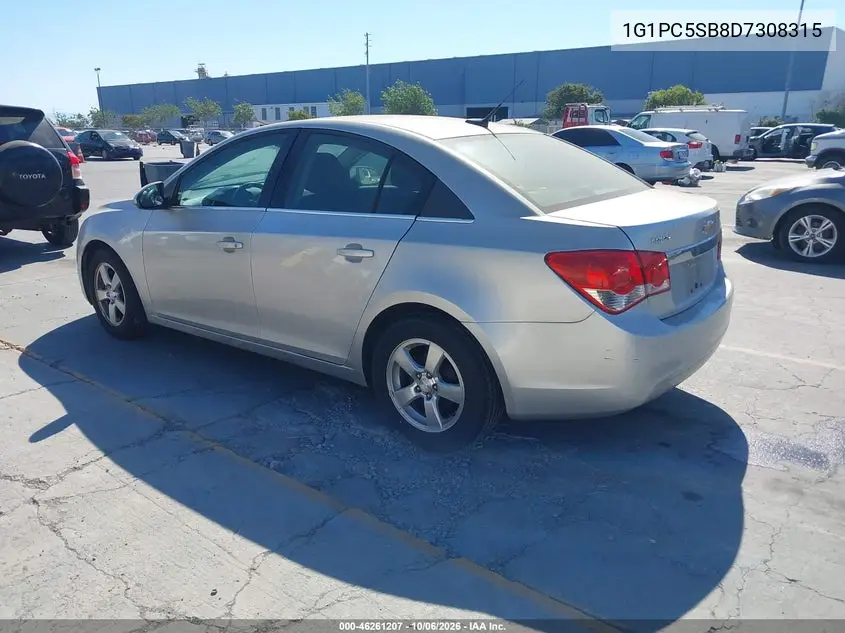 2013 CHEVROLET CRUZE VIN 1G1PC5SB8D7308315 — фото 3