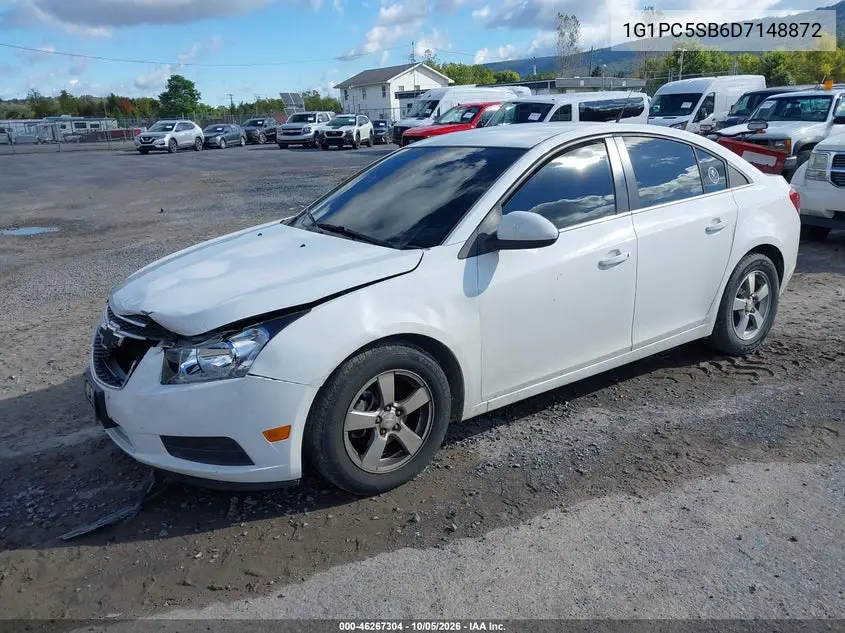 2013 CHEVROLET CRUZE VIN 1G1PC5SB6D7148872 — фото 2