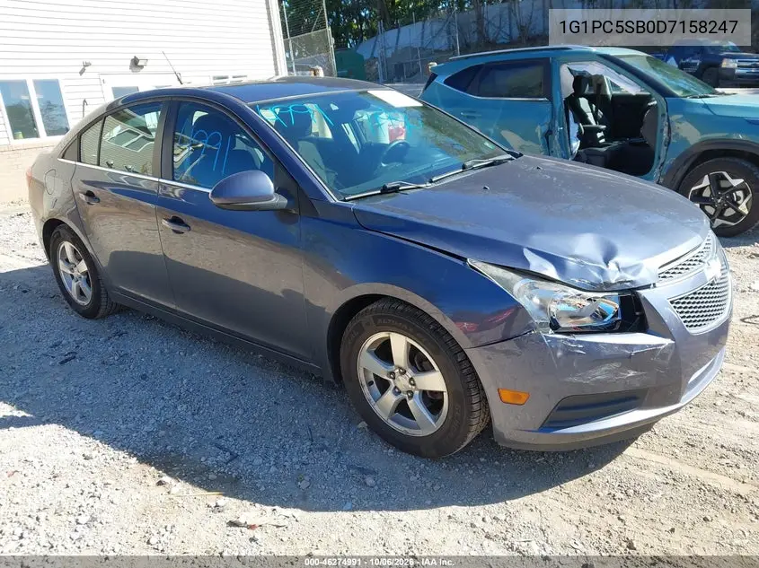 CHEVROLET CRUZE 2013, VIN 1G1PC5SB0D7158247