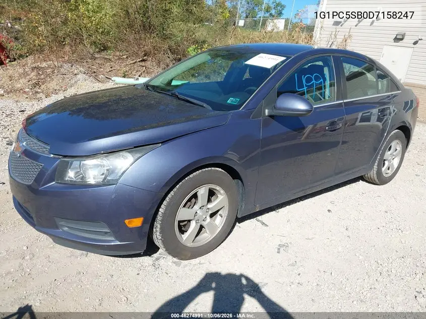 2013 CHEVROLET CRUZE VIN 1G1PC5SB0D7158247 — фото 2