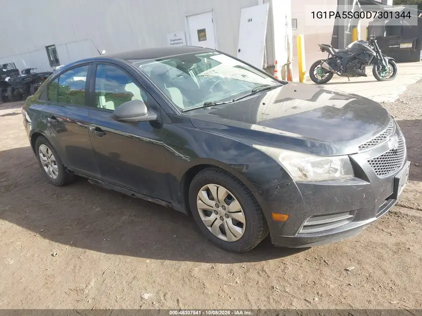 CHEVROLET CRUZE 2013, VIN 1G1PA5SG0D7301344