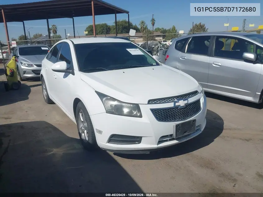 CHEVROLET CRUZE 2013, VIN 1G1PC5SB7D7172680