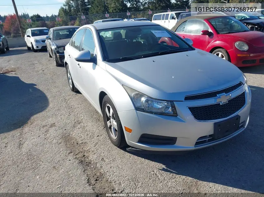 CHEVROLET CRUZE 2013, VIN 1G1PC5SB3D7268757