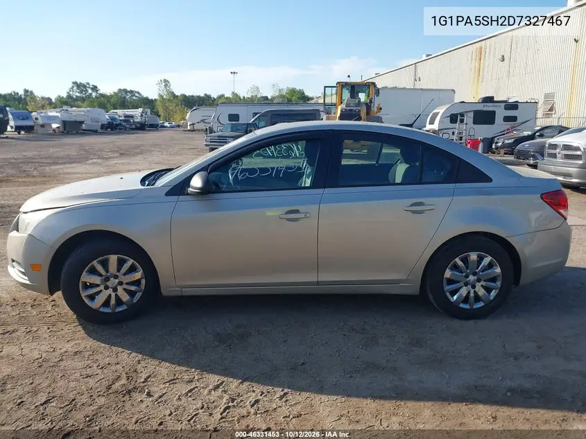 2013 CHEVROLET CRUZE VIN 1G1PA5SH2D7327467 — фото 13