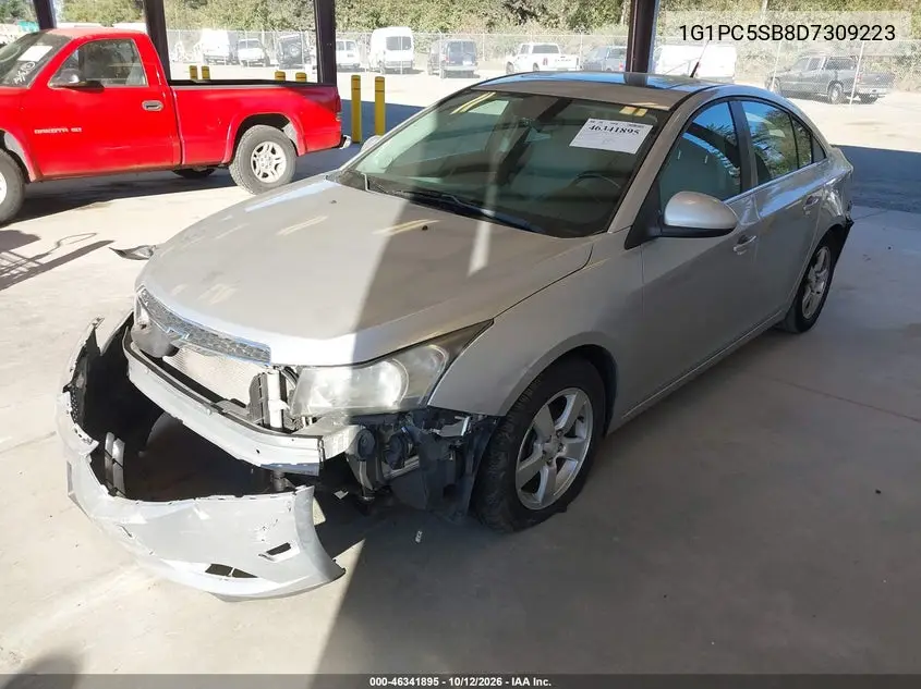 2013 CHEVROLET CRUZE VIN 1G1PC5SB8D7309223 — фото 2