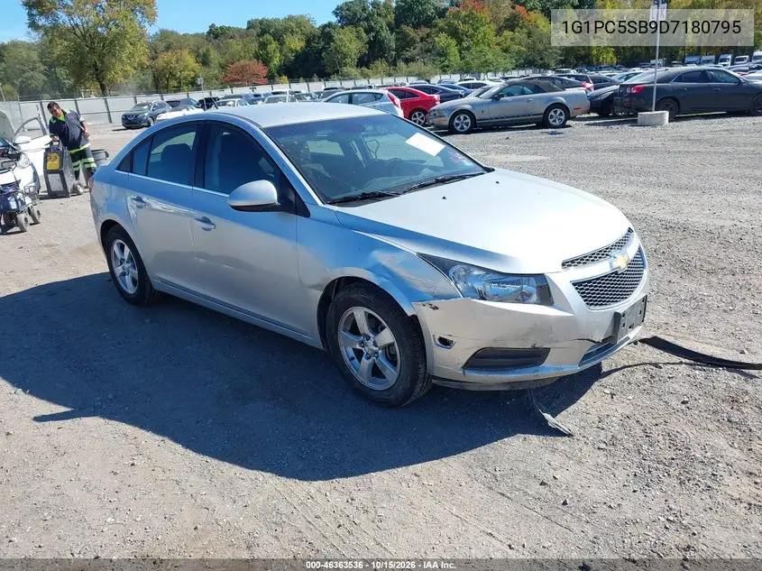 CHEVROLET CRUZE 2013, VIN 1G1PC5SB9D7180795