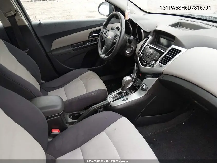 2013 CHEVROLET CRUZE VIN 1G1PA5SH6D7315791 — фото 5
