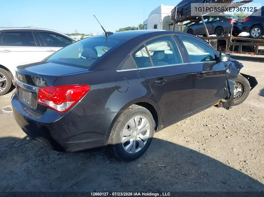 2014 CHEVROLET CRUZE VIN 1G1PC5SBXE7367125 — фото 4