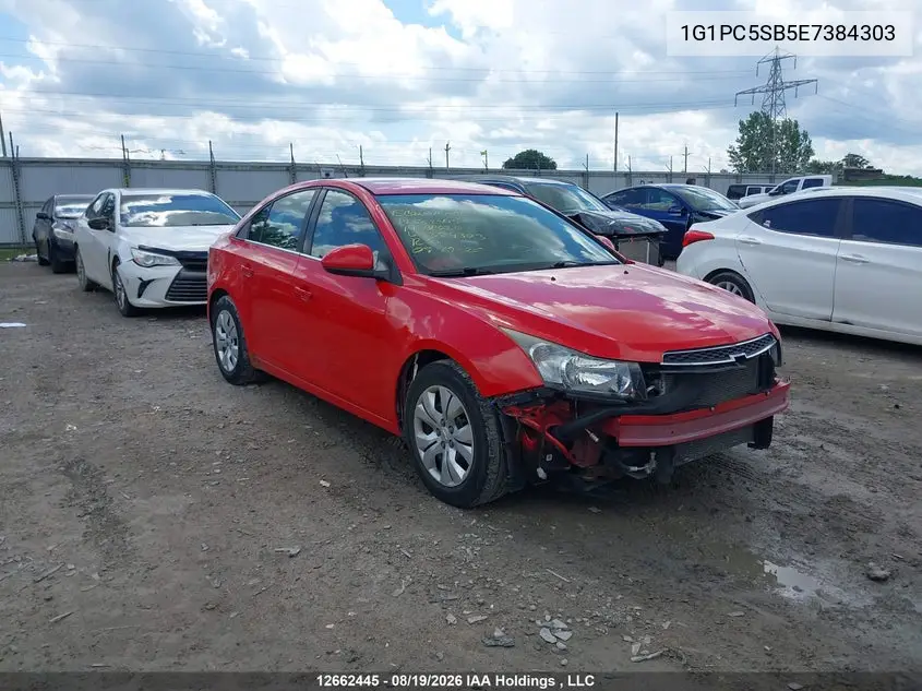 CHEVROLET CRUZE 2014, VIN 1G1PC5SB5E7384303