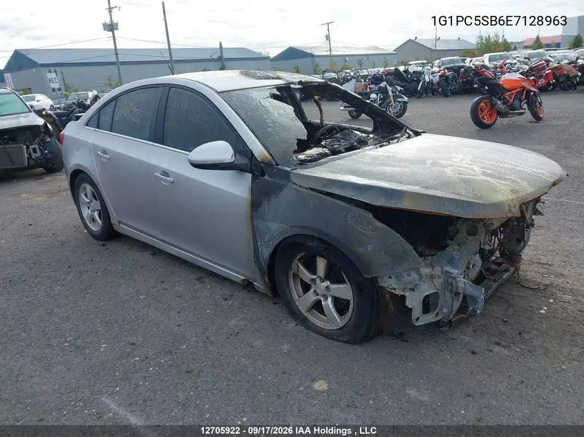 CHEVROLET CRUZE 2014, VIN 1G1PC5SB6E7128963
