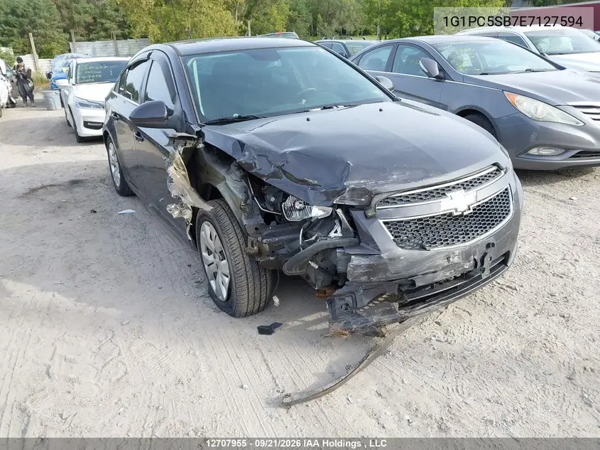 CHEVROLET CRUZE 2014, VIN 1G1PC5SB7E7127594