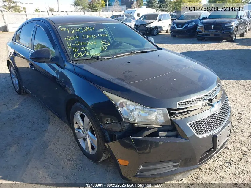 CHEVROLET CRUZE 2014, VIN 1G1P75SZ8E7234882