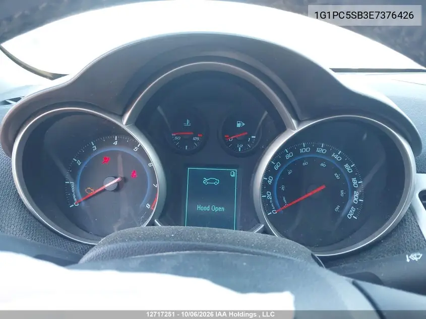 2014 CHEVROLET CRUZE VIN 1G1PC5SB3E7376426 — фото 7