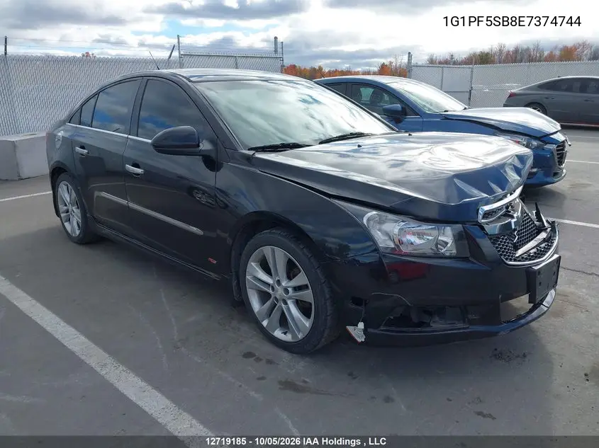 CHEVROLET CRUZE 2014, VIN 1G1PF5SB8E7374744