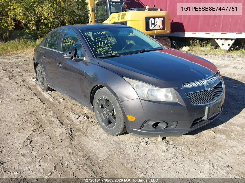CHEVROLET CRUZE 2014, VIN 1G1PE5SB8E7447761