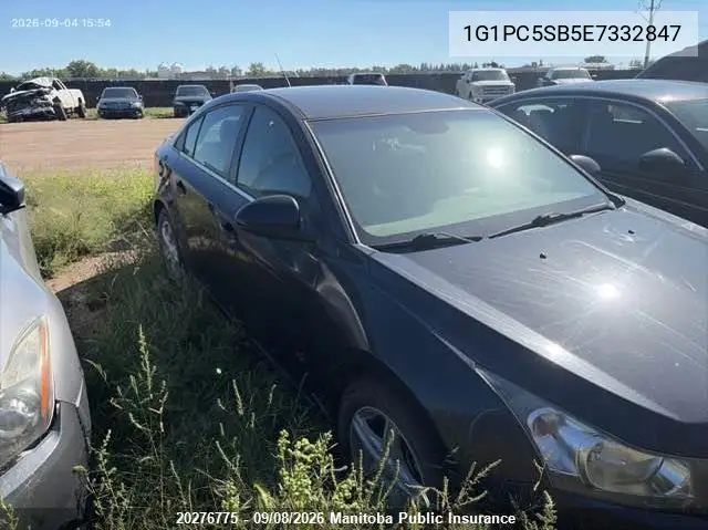 CHEVROLET CRUZE 2014, VIN 1G1PC5SB5E7332847