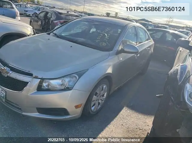 2014 CHEVROLET CRUZE VIN 1G1PC5SB6E7360124 — фото 2