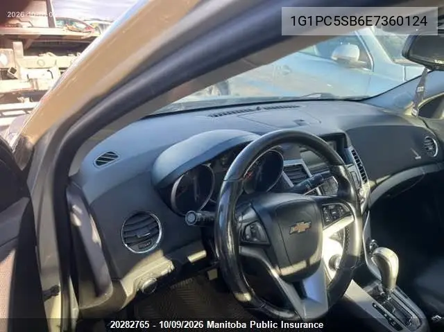 2014 CHEVROLET CRUZE VIN 1G1PC5SB6E7360124 — фото 5
