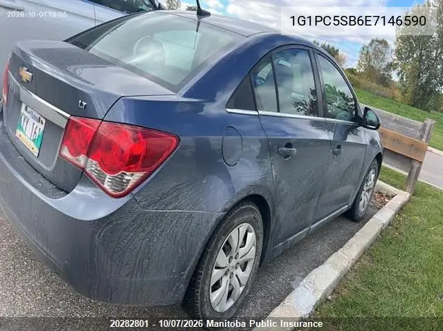 2014 CHEVROLET CRUZE VIN 1G1PC5SB6E7146590 — фото 2