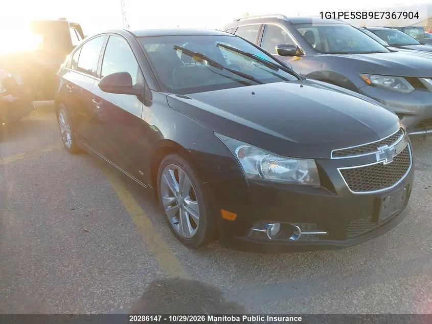 CHEVROLET CRUZE 2014, VIN 1G1PE5SB9E7367904