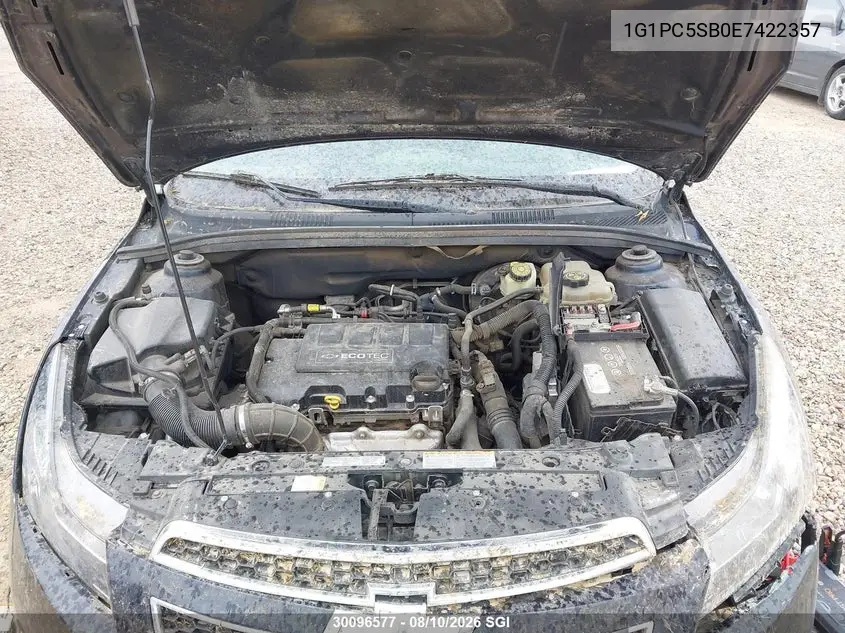 2014 CHEVROLET CRUZE VIN 1G1PC5SB0E7422357 — фото 10