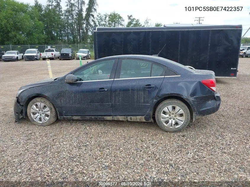 2014 CHEVROLET CRUZE VIN 1G1PC5SB0E7422357 — фото 14