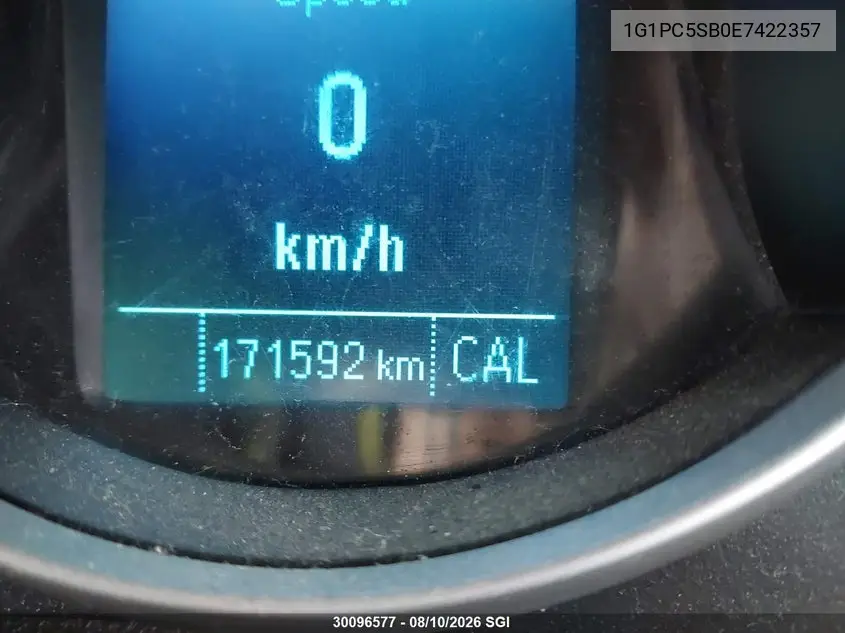 2014 CHEVROLET CRUZE VIN 1G1PC5SB0E7422357 — фото 15